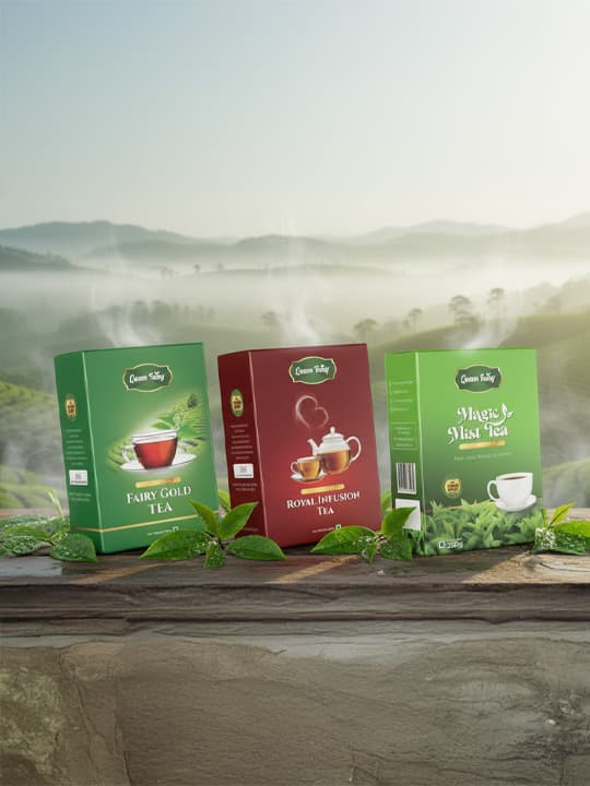 Queen Fairy Tea powders